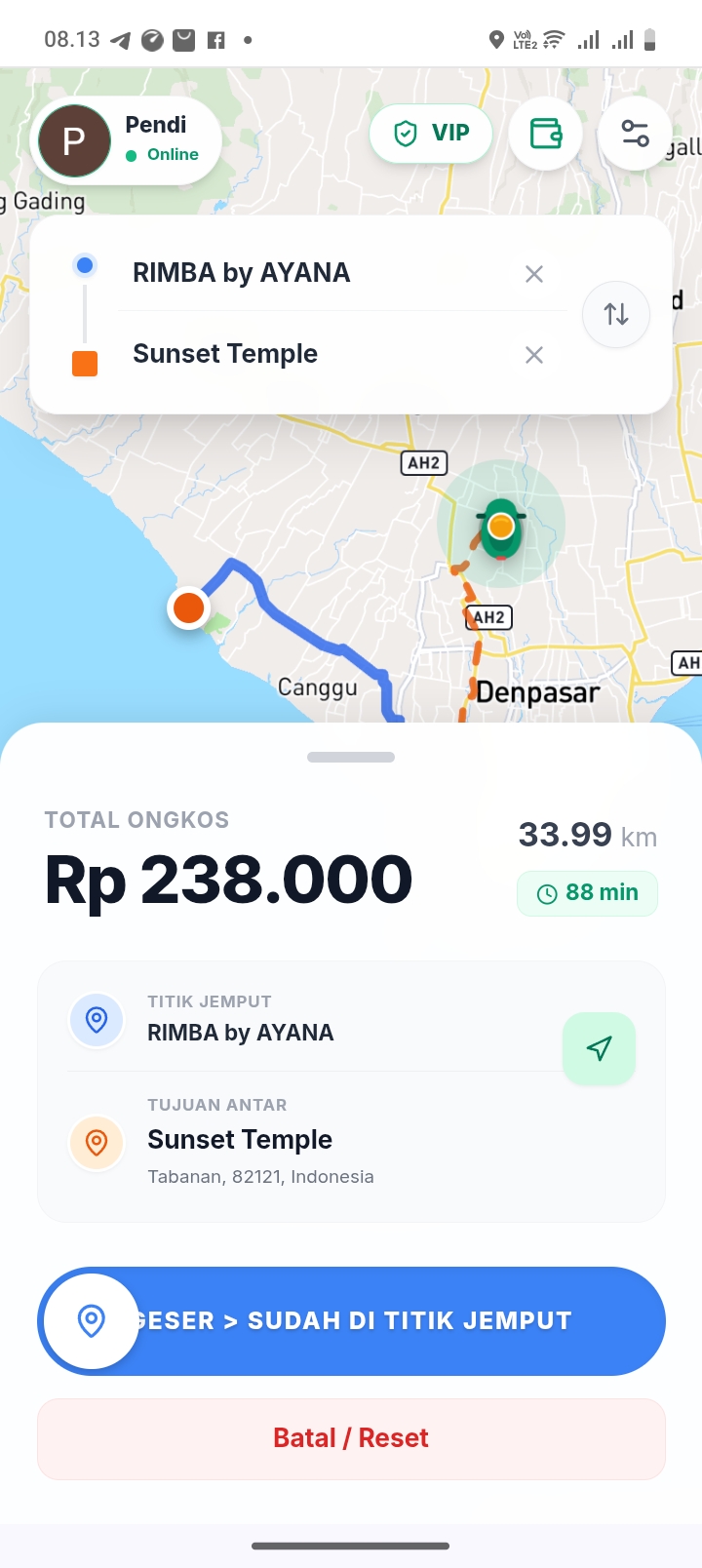 Dashboard JekPro